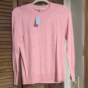 Women's pink loft Sweater Top petite M